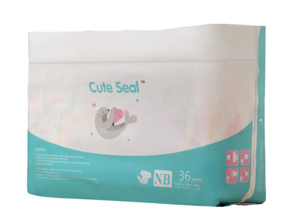New Born (NB) Baby Diaper Velcro/Tape 36 Pcs (upto 5kg)
