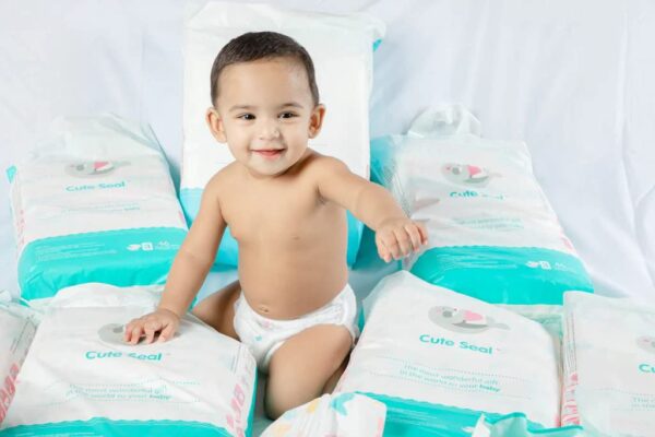 MEDIUM (M) Pant Fit Baby Diaper 56 pcs (Weight 6 - 11kgs)