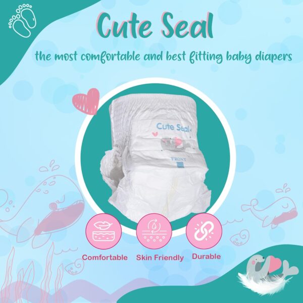 MEDIUM (M) Pant Fit Baby Diaper 56 pcs (Weight 6 - 11kgs)