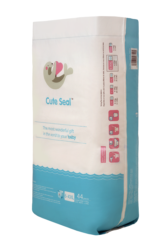 Double Extra Large XXL Pant Fit Baby Diaper 44 pcs. (weight 15 -17kgs)